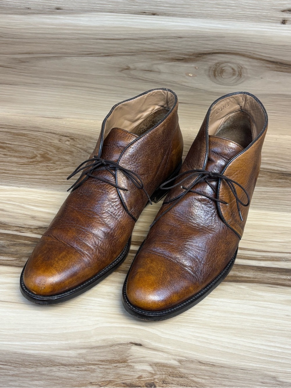 Alan Payne men's deerskin chukka boots size 9